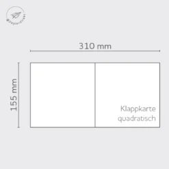 Sirio Pearl Ice-White Karten 155 x 155 doppelt