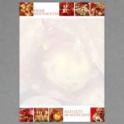 Weihnachtsgrüße DIN A4 - 100 Blatt