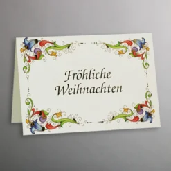 Zierblüten 25 Weihnachtskarten im Set